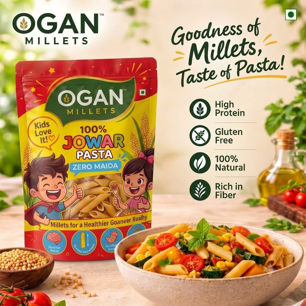OGAN 100% Jowar Penne Pasta